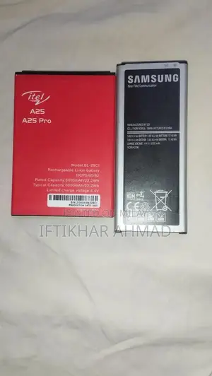 High Capacity Phone Battery Pack - Itel 6000mAh & Samsung 3250mAh