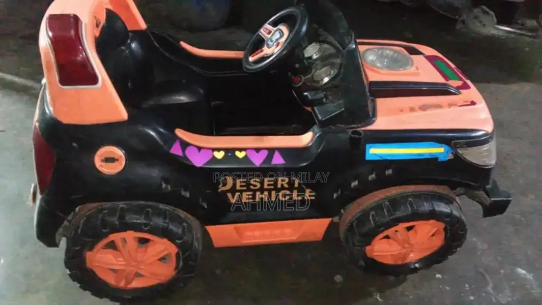 Kids Electric Rechargeable Police Style Ride-On Car