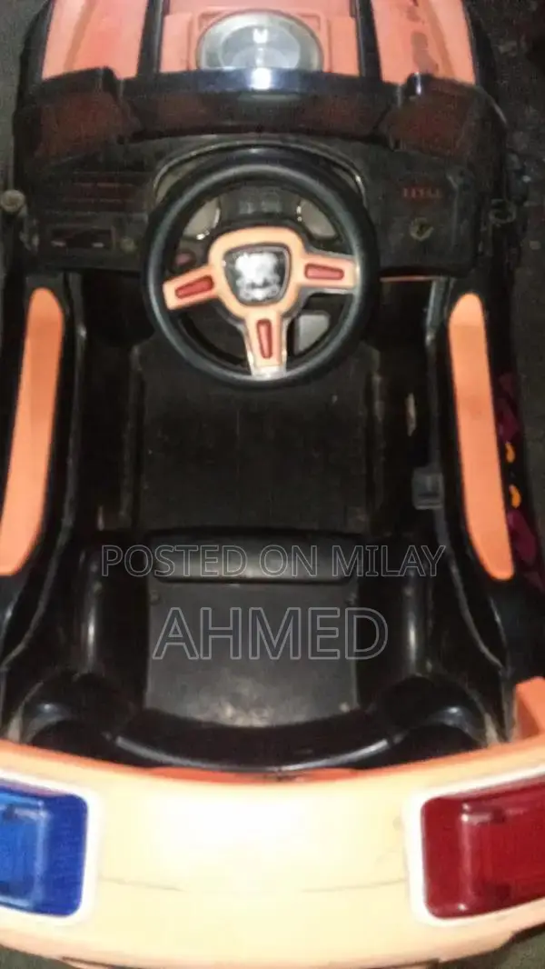 Kids Electric Rechargeable Police Style Ride-On Car