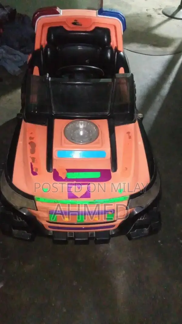 Kids Electric Rechargeable Police Style Ride-On Car