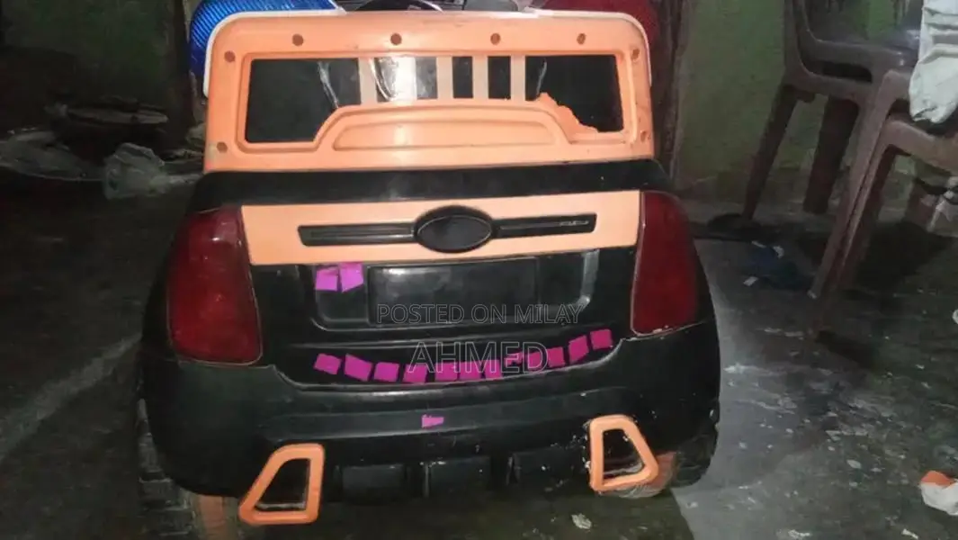 Kids Electric Rechargeable Police Style Ride-On Car