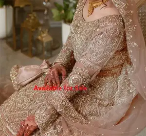 Elegant Walima Bridal Dress - Luxurious Wedding Gown