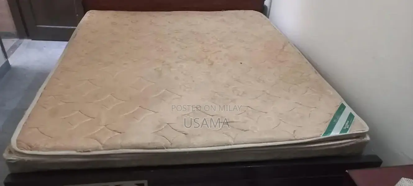 King Size Mattress with Springs - Well-Maintained Condition