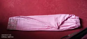 Women's Multicolor Organza Embroidered Indian Style Dress