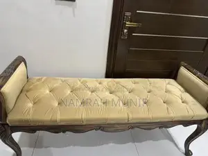 Photo - Shesham Wood Bed Console - Classic Golden Finish