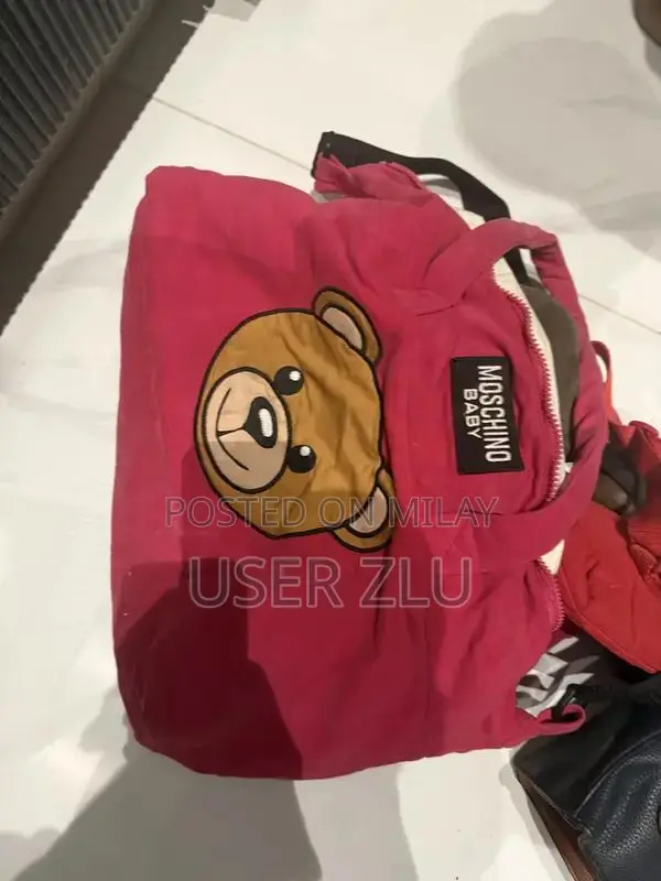 Moschino Designer Diaper Bag Luxury Baby Accessory