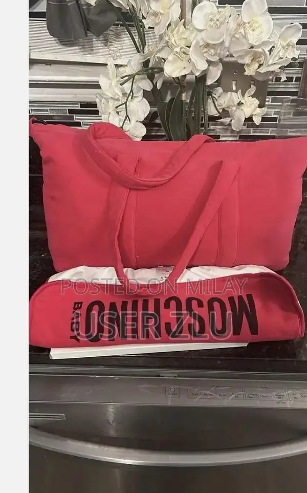 Moschino Designer Diaper Bag Luxury Baby Accessory