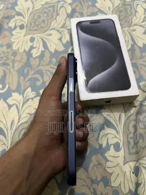 Apple iPhone 15 Pro Max Blue Titanium Smartphone