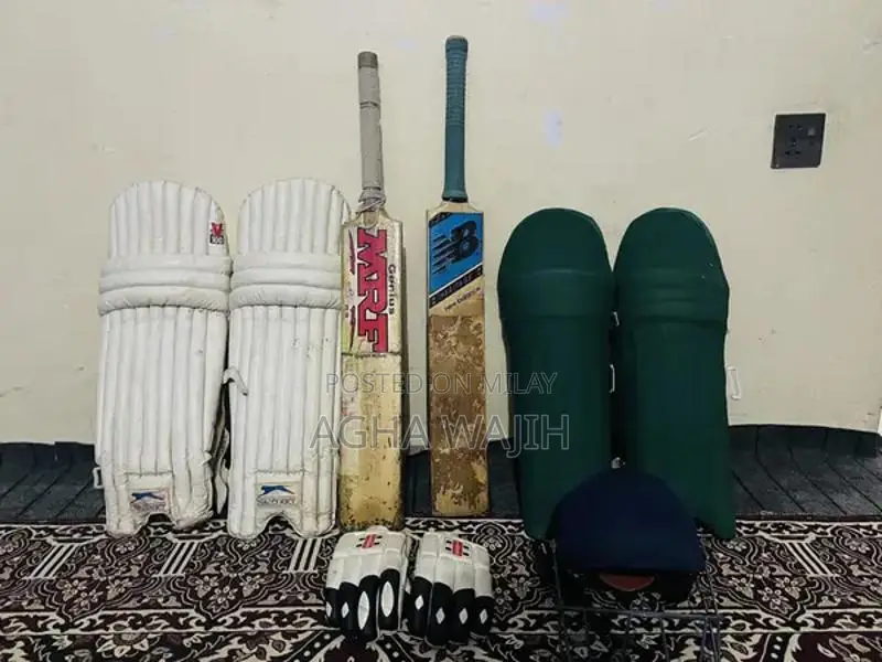 Complete Hardball Cricket Kit with Bats and Pads