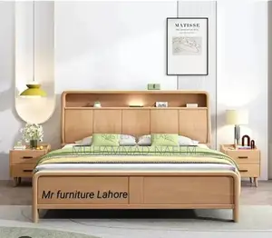 Wooden Bed Frame - Double/Single/Queen Size Shesham Wood Poshish Desig