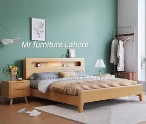 Wooden Bed Frame - Double/Single/Queen Size Shesham Wood Poshish Desig