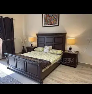 Wooden Bed Frame - Double/Single/Queen Size Shesham Wood Poshish Desig