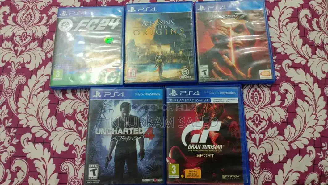 PlayStation PS4 and PS5 Gaming Bundle - Multiple Titles Available