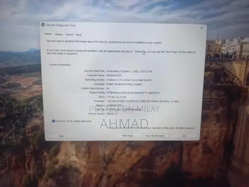 HP EliteBook 850 G8 Business Laptop Core i5 Pro Series