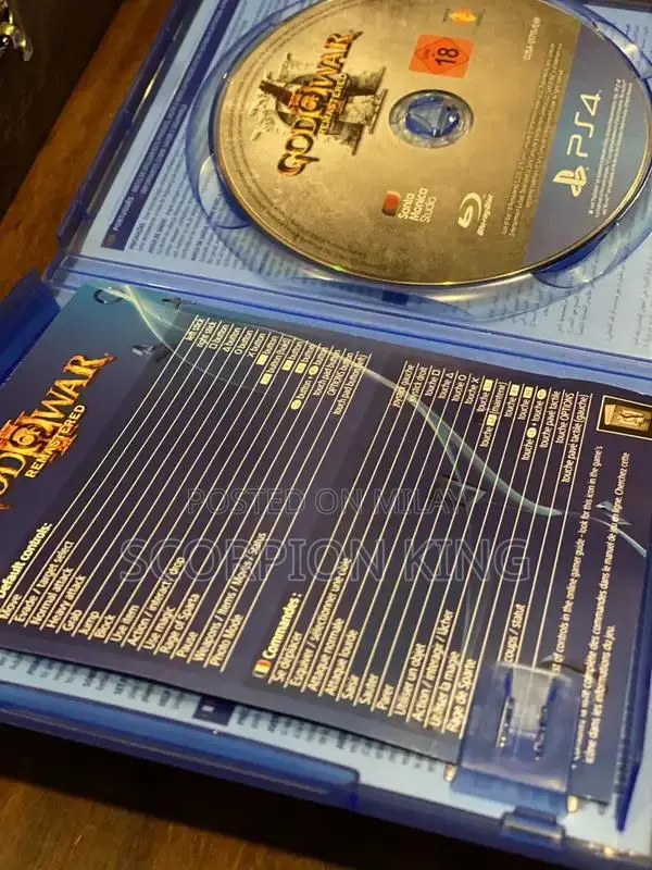 God of War Remastered PlayStation 4 Video Game