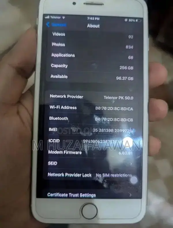 Apple iPhone 7 Plus 256GB Smartphone White Edition