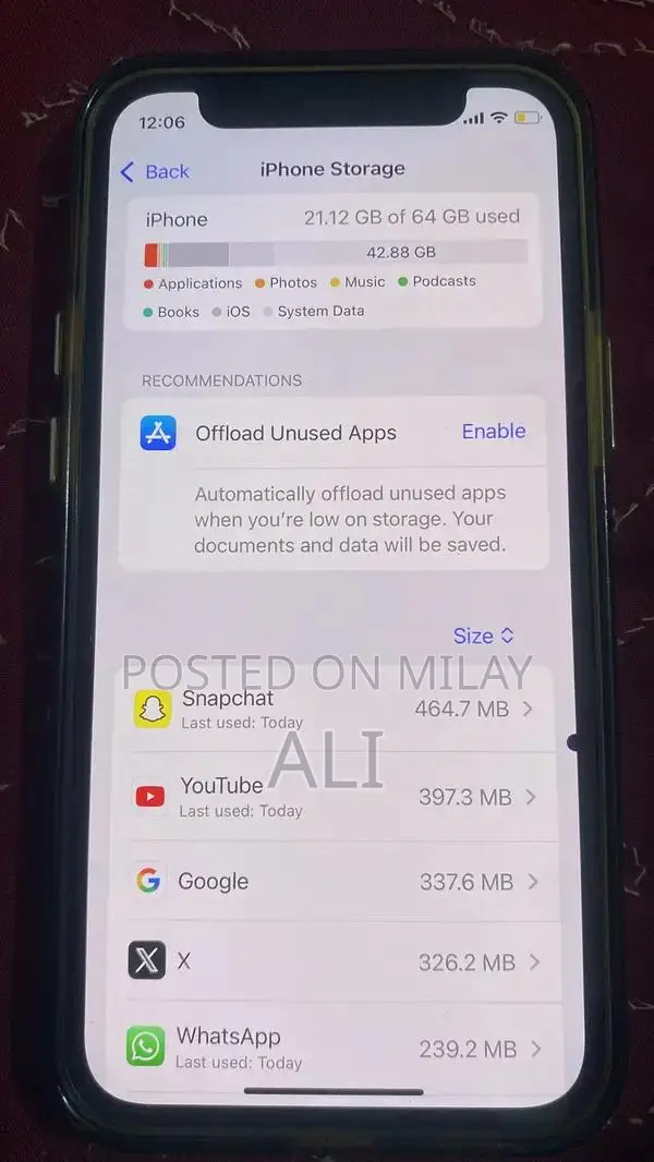 Apple iPhone 12 Mini Blue - 64GB, Excellent Condition