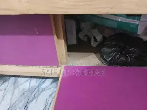 Wooden Baby Cot with Stainless Steel Frame and Foam Mattress