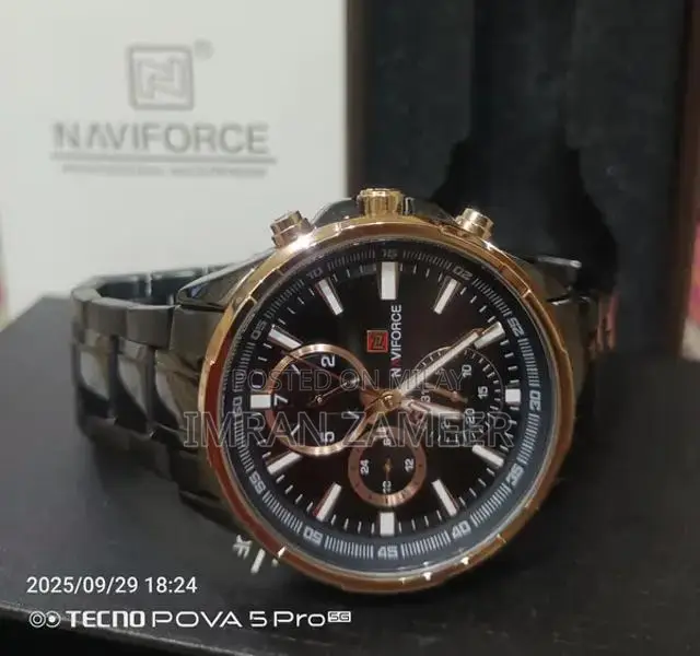 Naviforce NF-9089 Chronograph Luxury Watch - Stylish Premium Timepiece