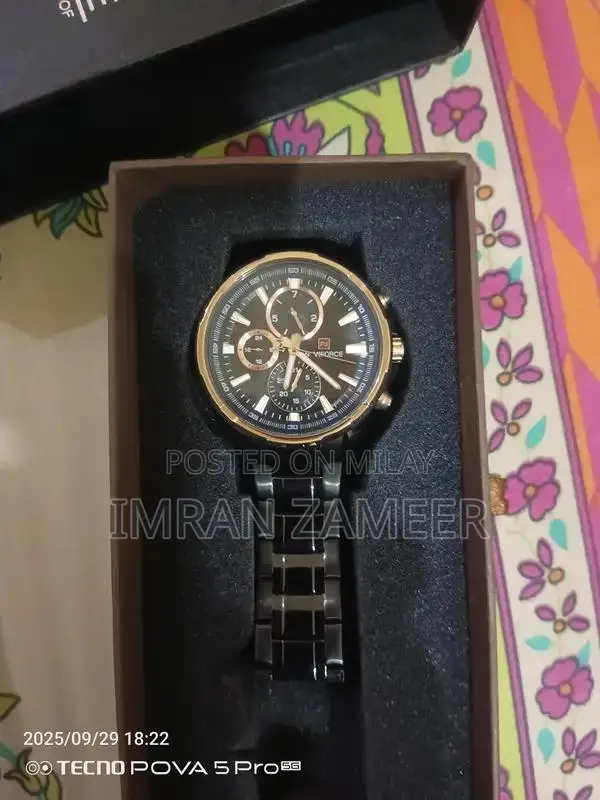 Naviforce NF-9089 Chronograph Luxury Watch - Stylish Premium Timepiece