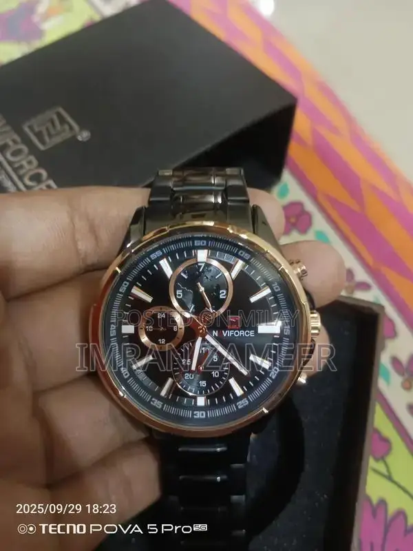 Naviforce NF-9089 Chronograph Luxury Watch - Stylish Premium Timepiece