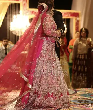 Elegant Bridal Lehenga with Intricate Hand Embroidery and Long Dupatta
