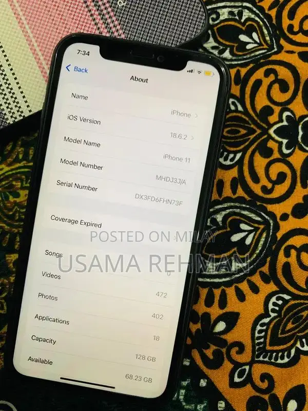 Apple iPhone 11 Smartphone - PTA Approved Condition