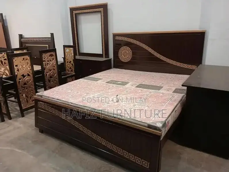 King Size Double Bed Frame with Headboard
