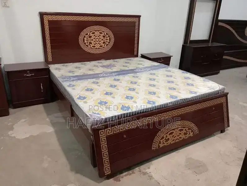 King Size Double Bed Frame with Headboard