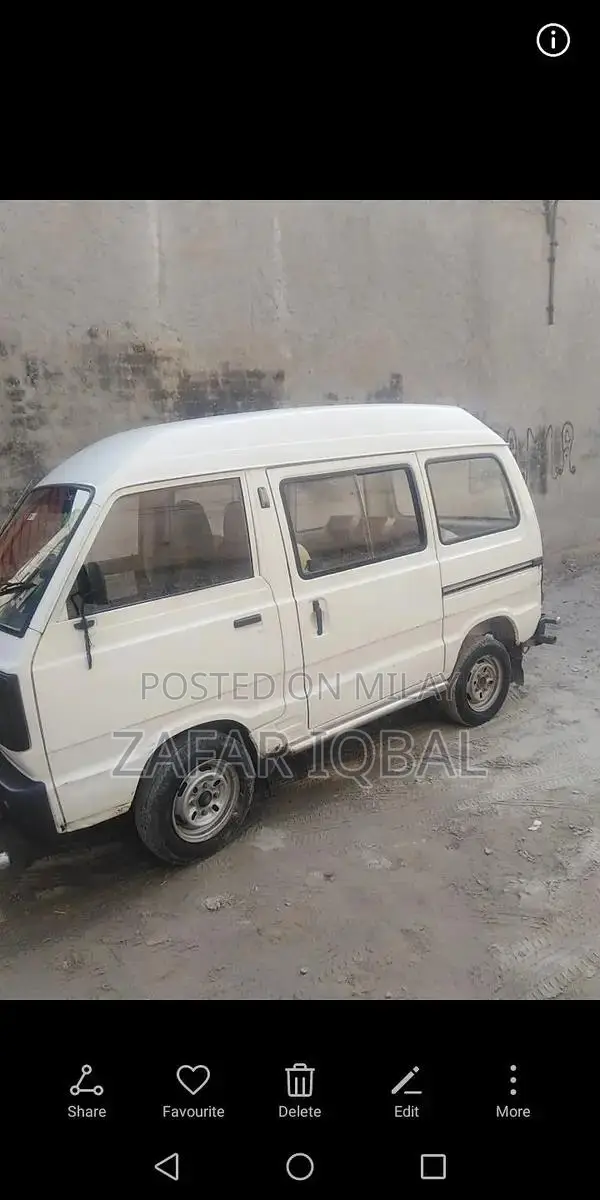 Suzuki Bolan Compact Passenger Van