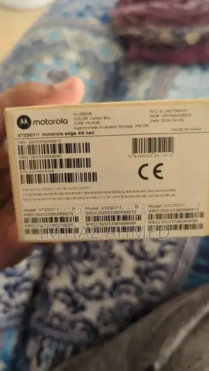 Motorola Edge 40 5G Smartphone - 12GB RAM, 256GB Storage