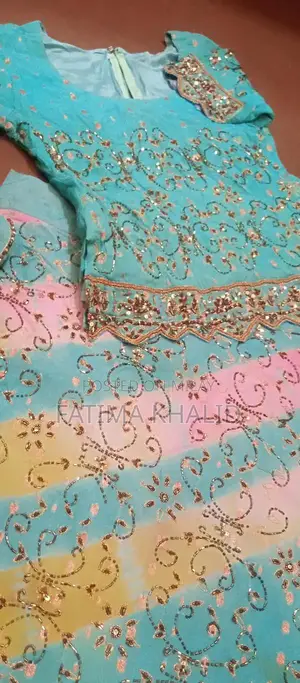 Elegant Fully Embroidered Bridal Wedding Dress