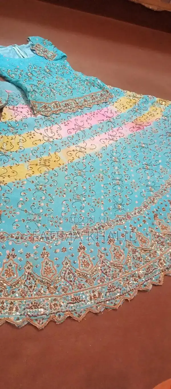 Elegant Fully Embroidered Bridal Wedding Dress