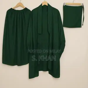 3-Piece Abaya Jilbab Set - Brand New Premium Quality