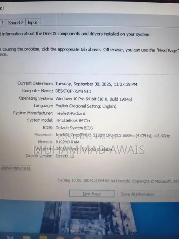 HP Elitebook 8470p Laptop - SSD, 8GB RAM, Windows 10