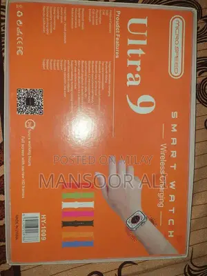 Smartwatch Ultra 9 with Seven Interchangeable Bands