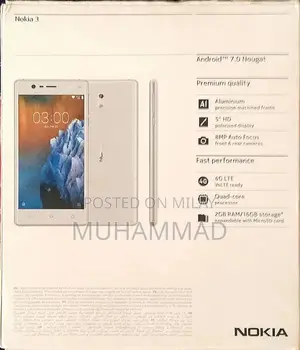 Nokia 3 Smartphone with 2GB RAM and 16GB Storage