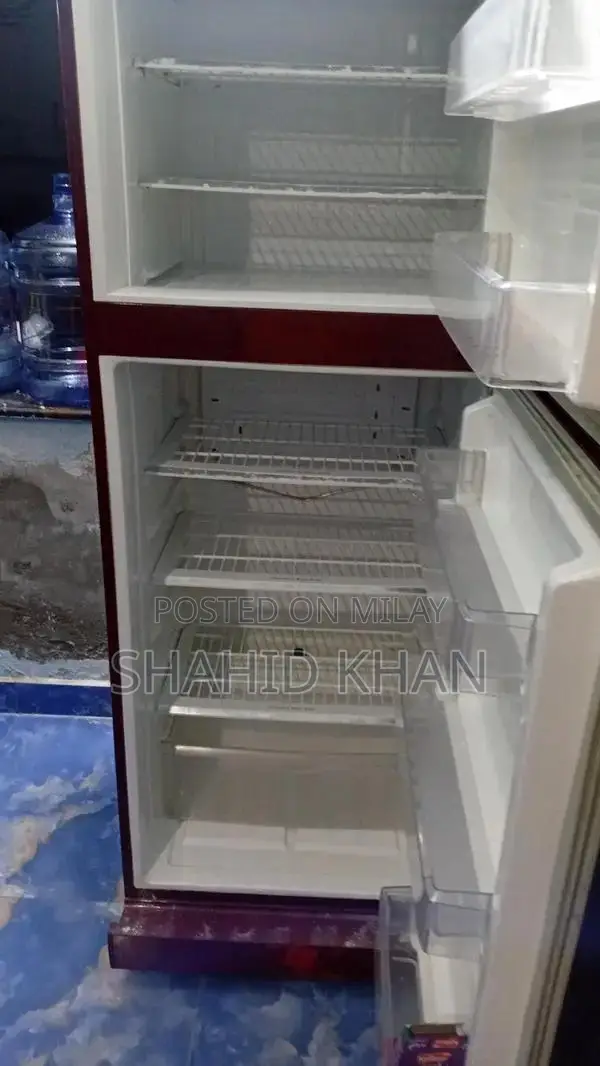 Refrigerator with Glass Door - Nearly New Condition