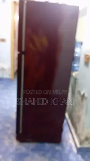 Refrigerator with Glass Door - Nearly New Condition