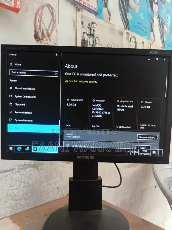 Acer Core i3 Desktop PC with 4TB Storage and 128GB SSD