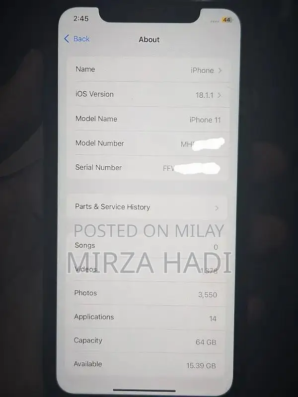 Apple iPhone 11 128GB Smartphone Excellent Condition