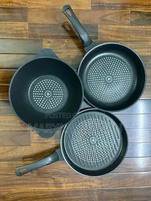 3-Piece Die Cast Nonstick Cookware Set by Ilo Korean Brand
