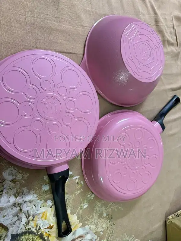 3-Piece Die Cast Nonstick Cookware Set by Ilo Korean Brand