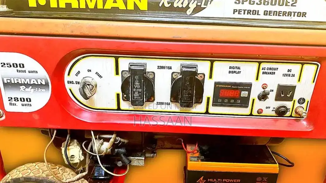 FiRMAN 2500W Portable Power Generator