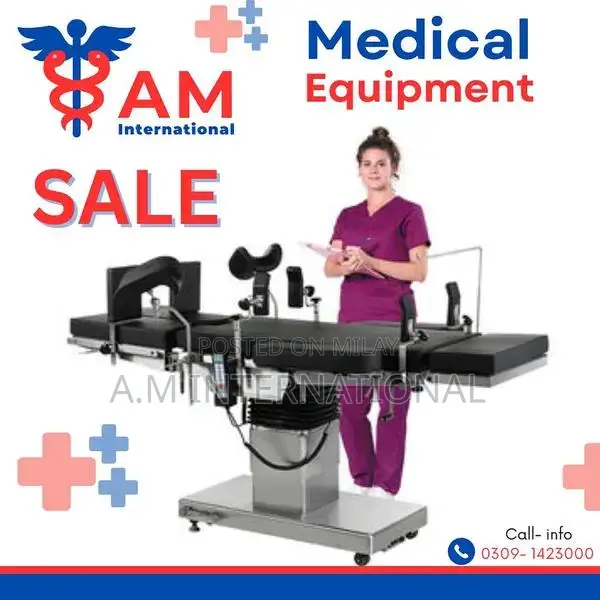 Electric Operating Table for Surgical Procedures with Motorized Adjust