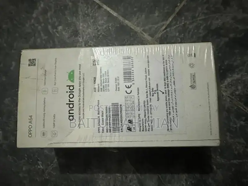 Android Smartphone 4GB RAM 128GB Storage Oppo A54