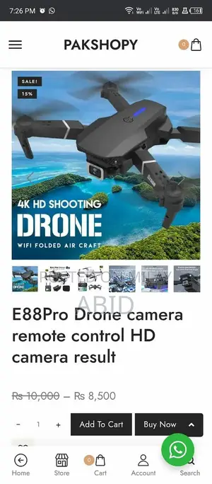 Photo - E88 Pro Drone - Advanced Aerial Photography Quadcopter