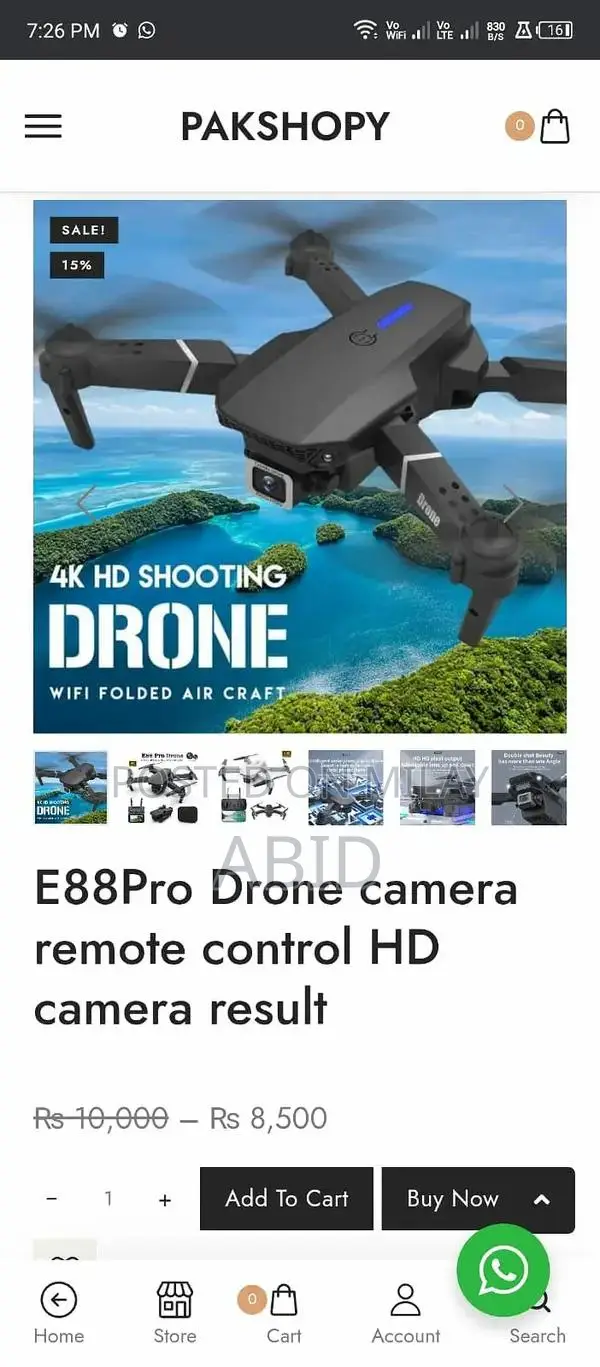 E88 Pro Drone - Advanced Aerial Photography Quadcopter