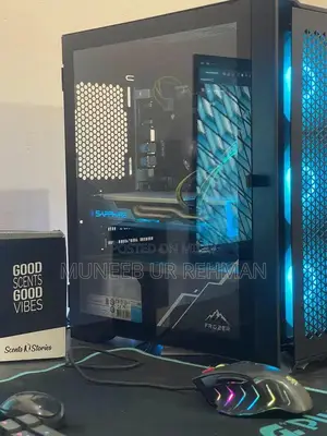 High-Performance Gaming PC with Ryzen 5 5600 and RX 590 GPU