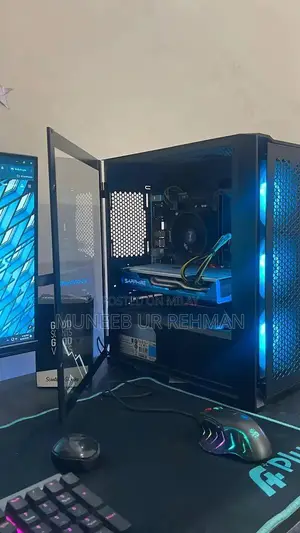 High-Performance Gaming PC with Ryzen 5 5600 and RX 590 GPU